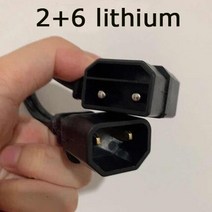 차량 포트 Yadea/Aima 전기 자동차 용 도매 자전거 충전 포트 및 케이블 여성/남성 충전/방전 소켓, 02 2 6