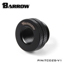 커스텀수냉 pc 쿨러 게이밍 배로우 G1 / 4 "화이트 블랙 실버 골드 보드 크로스 물 입구 채우기 포트, 01 TCDZS-V1_04 silver