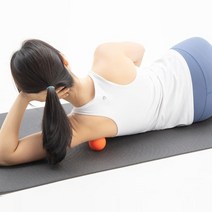 K옆으로 누워 광배근 풀기에 참 좋은 5cm 마사지볼, 굿바디마사지볼_오렌지