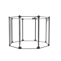 1300K AF 916 투명 아크릴 애완동물 펜스 91x60cm, 블랙
