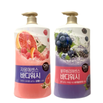 온더바디 자몽 + 블루베리 에센스 바디워시 2종 세트 대용량