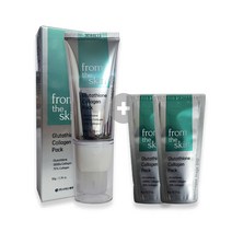 바이오모아 프롬더스킨 글루타치온 필름 마스크 50g+파우치5g 2매 떼어내는 순간 눈부시게 맑은 피부 필 오브팩 다이아몬드 광채, 1개, 1개