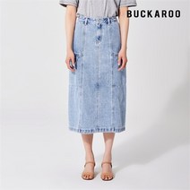 [버커루] NC09 여성 포켓 데님 스커트 215KD995P