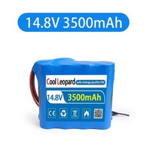 건전지 usb 충전 4S1P 18650 14.4V/14.8V 3200mAh 리튬 배터리 팩낚시용 LED 라이트 블루투스 스피커 비상 DIY, 04 3500mAh