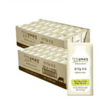 상하목장 유기농 저지방 멸균우유, 48개, 200ml