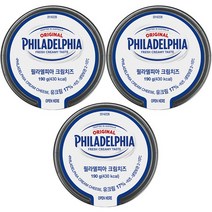 필라델피아 크림치즈 플레인 190gX3개, 190g, 3개, 상세페이지 참조