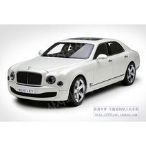 Kyosho 교쇼 벤틀리 뮬산 1:18 다이캐스트 모형자동차 모형차 1/18, 화이트