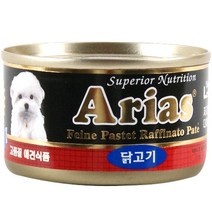 아리아스 강아지캔 100g - 1박스(총24개), 닭고기