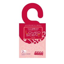 러브드센트 걸이방향제_블랙체리향2p, 걸이형 2개세트