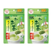 이토엔 오이오차 녹차 분말가루 약 100회분 x 2개