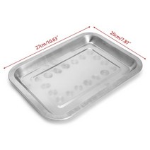 생선구이그릴 기름안튀는불판 연기먹는전기그릴스테인레스 스틸 직사각형 접시 바베큐 구이 생선 트레이 음, 01 1