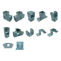 사각 각 파이프 브라켓 조인트 각관 연결 40mm 50mm, CL형조인트, 1개