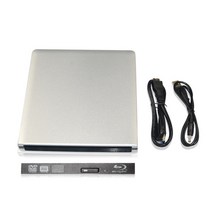 블루레이리핑 USB 3.0 외장형ODD 휴대용 4K, 검은 색
