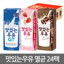 남양유업 남양 맛있는우유gt 멸균우유 딸기우유 초코우유x24팩, 06 남양 딸기우유12팩+초코우유12팩, 24팩