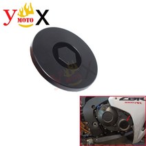 오토바이보닛 엔진커버 호환 클러치 검사 캡 사이드 스크류 가드 데칼 for honda cbr600 f5 2003-2015 cbr1000 919 929 954, 없음