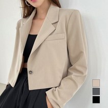아나카프리 미니멀 무드 크롭 자켓 CPG3SJK005M