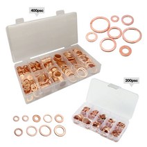 구리와샤 동와샤 동와셔 동가스켓세트 동박킹 동패킹 200PCS 400PCS, 400pcs-(1SET)