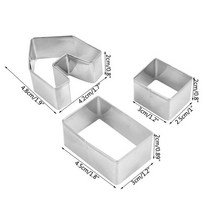 쿠키틀 토끼 곰돌이 발렌타인 진저맨 초콜릿 몰드 크리스마스 진저 브레드 하우스 비스킷 커터 세트 퐁당, 01 A01