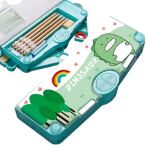 빅키드 만능필통 변신필통 학생필통 변신필통 신학기 선물 모음 다나에, 다기능 아기공룡