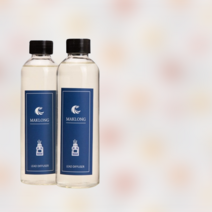 기쁜오늘 퍼퓸 차량용 우드볼 디퓨저 방향제, 코튼, 리필용액 200ml