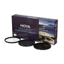 호야 Hoya 46mm 3 디지털 슬림 필터 세트 II (HMC UV/원형 편광/ND8) 파우치 포함, 72mm