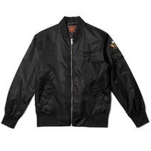 [천삼백케이] [오슈] 남성 커플 공용 블루종 이태원 패션 빈티지 패치 항공