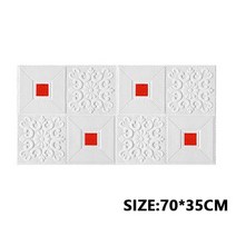 천장마감재 사무실 천장 마감재 욕실 천정재 자체 접착 방수 폼 벽돌 패턴 3D 벽 스티커 크롭 벽지 거실 침실 홈 장식 70cm x 35cm 1 개, [01] 70x35cm 1pcs, [03] 6