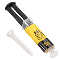 에폭시 범용 에폭시 수지 AB 접착제 4ml 강한 액체 수리용 홈 도구 금속 플라스틱 나무 유리 세라믹, 한개옵션0