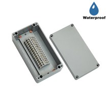 박스코 120x220x80mm 방수 30핀 알루미늄단자대케이스 전기 하이박스 BC-AL-30PAS