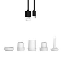차박평탄화 평탄화매트 2in 1 다기능 전기 에어 펌프 2500mAh 15W USB 빠른 진공 쿠션 수영 링 팽창기, 01 5 Nozzles