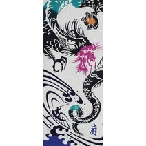 京佑 일본 무늬 잡화 오에도 자시코 수건 승룡 37×90cm