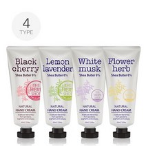 THS 더허브샵 핸드크림 60ml 4종택1[소무나], 플라워허브 02892