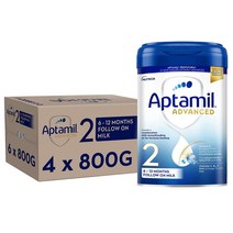 Aptamil Advanced Follow On Baby Milk Powder 앱타밀 어드밴스드 6~12개월 베이비 밀크 분유 800g 4개