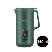 콩가는기계 두유기계 두유기 미니두유제조기가정용 식품 블렌더 350ml/600ml 두유 메이커 전기 과즙기 기, 04 B-350ml green