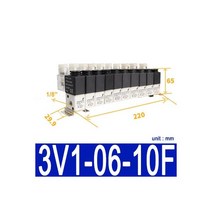 솔레노이드 밸브 컴프레서 상시 폐쇄 공압 알루미늄 2V025 08 3V1 06 AC110V 220V DC12V 24V 1 4 인치 233503, 3V1-06-10F _AC110V, 1개