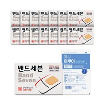 슈퍼픽스멸균방수밴드+밴드닷컴(BAND.COM)(염화벤잘코늄반창고) 대일제약 밴드세븐 대형 10매입 x 15개 고탄력 국산밴드 멸균밴드 + 헬씨아쿠아프리컷 1매 방수필름, 밴드세븐 대형 10매입 x15개+헬씨아쿠아프리컷 1매