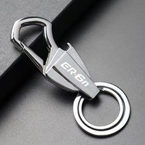 오토바이자물쇠 보조키 오토바이 키 체인 아연 합금 다기능 자동차 놀이 Keyring Kawasaki En6N ER6N 20092016 2015 2014 2013 2012 2011, Silver