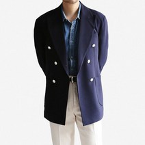 상준 은장 더블 블레이저 자켓