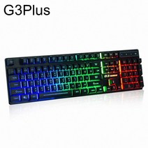 지클릭커 G3 Plus 레인보우 LED 키보드, 일반형