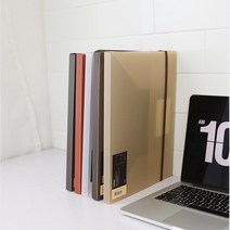 대학생 과제 슬림 밴딩 파일함 A4 케이스 서류철화일, 브라운클리어 (998개), 색상_브라운클리어 (998개)