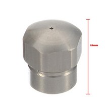 무선 와셔 4000psi 하수도 분사기 노즐 18 1 전면 3 후면 버튼 코 압력 배수 호스 파이프 탭 스프레이 노즐 자동차 청소 파이프, 없음