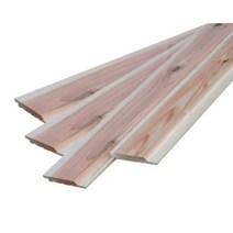 오비스기 찬넬사이딩 17x140x3950mm (5개1단) (5개1단)적삼목 DIY목재각재 루바 방부목