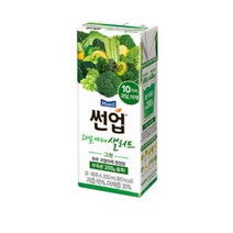 매일유업 썬업 과일 야채 샐러드 주스 그린 200ml 24팩, 상세페이지 참조, 상세페이지 참조