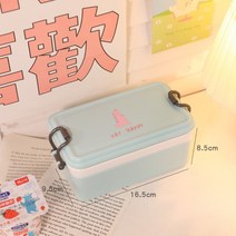 런치박스 직장인 보온 수능 도시락통 자녀 써모스 직장인 스테인레스 나들이 무인양품 다층 스타벅스, J