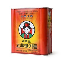 고추맛기름 새댁표 3.4ℓ, 1개, 3.7L