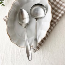 [안젤라스] 무광 스텐 미니국자 전골국자 or 서빙스푼 (퀄리티 좋아요), 국자 1P