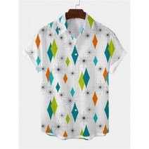 베스트 셀러 새로운 크리 에이 티브 3D 디지털 흑백 그리드 콜라주 패턴 플랩 홀리데이 레저 반팔 셔츠 s-5xl 툴 장비 디자인 세련된 안전한 오리지널