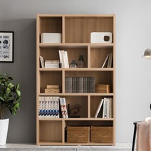아씨방가구 전국무료 아씨방가구 바이턴 120cm 5단책장/책꽂이, 그레이