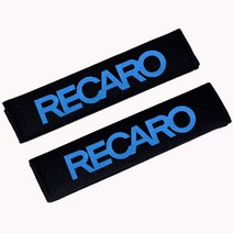 2pcs 자동차 스타일링 좌석 벨트 어깨 스트랩 패드 레이싱 Recaro 커버 액세서리, 03 for RECARO blue