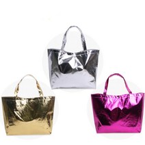 여름휴가 핫컬러 블링블링 빅 쇼퍼백 베이직코디 여성